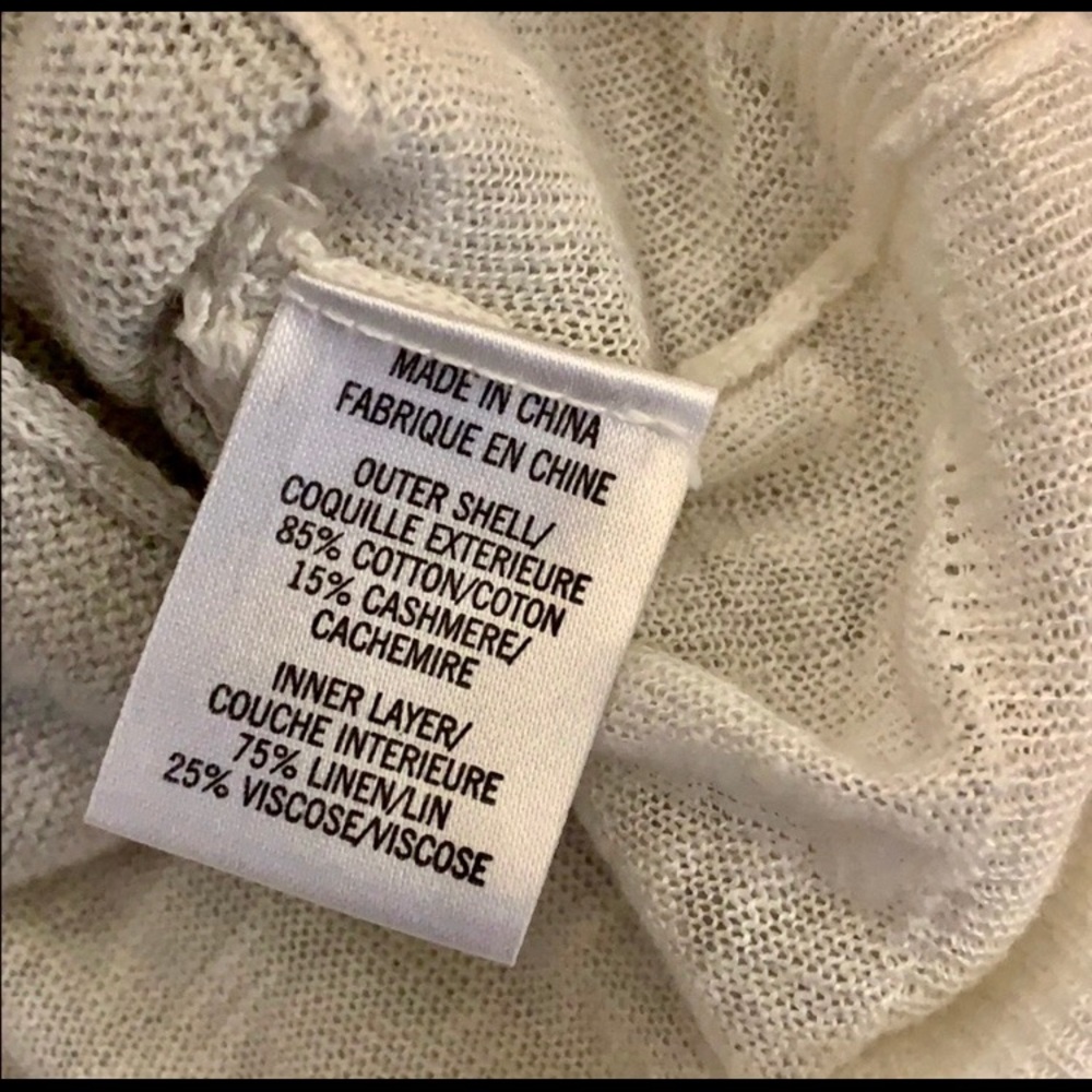 Theory cashmere and cotton blend zip up hoodie - Picture 3 of 3